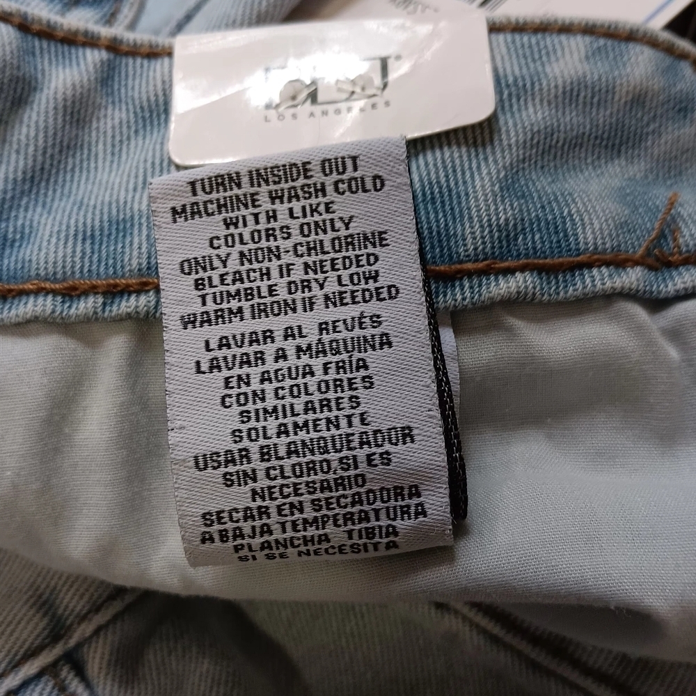 BB Jeans women's cargo pants,straight leg,Low rise,Ligh Blue,sz 9/29, Cotton. - Picture 17 of 17